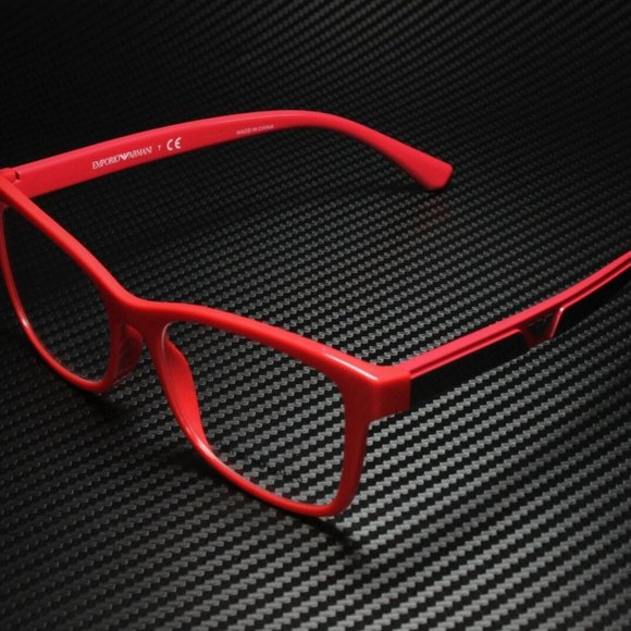Emporio Armani Women's Raspberry Red Eyeglasses!